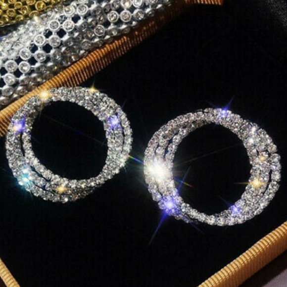 Jewelry New Sterling Silver Luxury Stud Earrings Poshmark